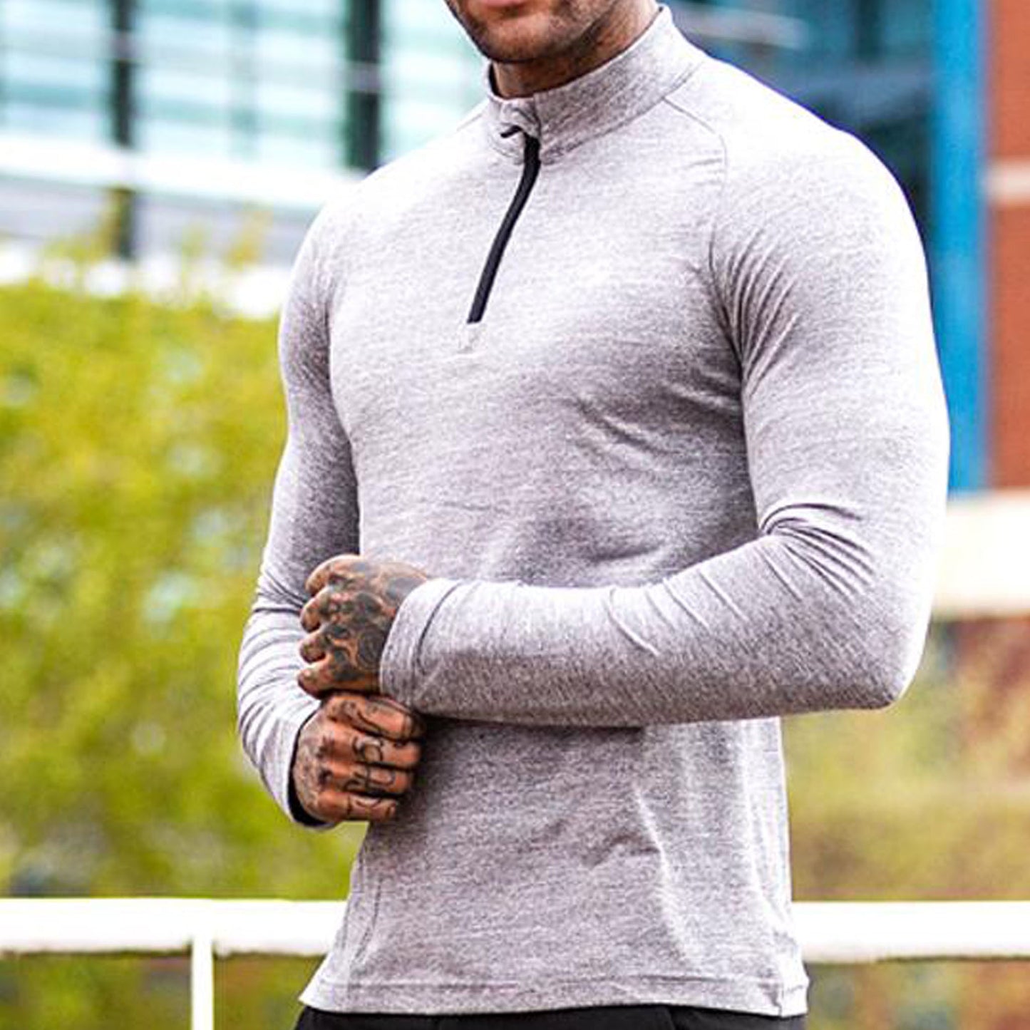 Flex Knit Pullover (Grey)