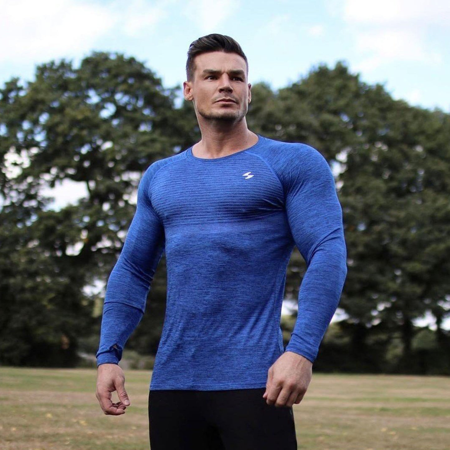 Hypercool Long Sleeve Top (Electric Blue)